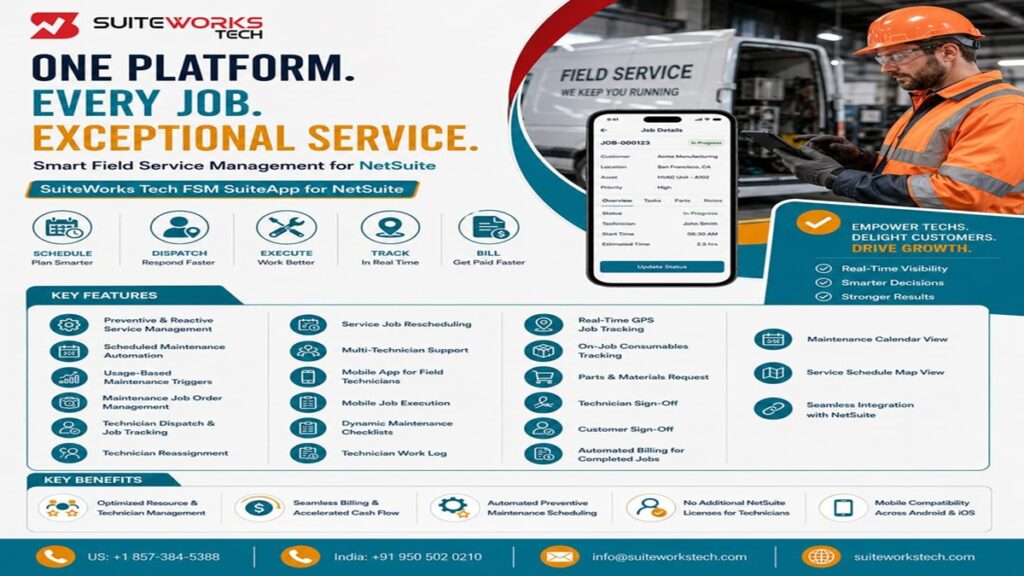 NetSuite Field Service Management: How to Build a High-Performance Service Organization