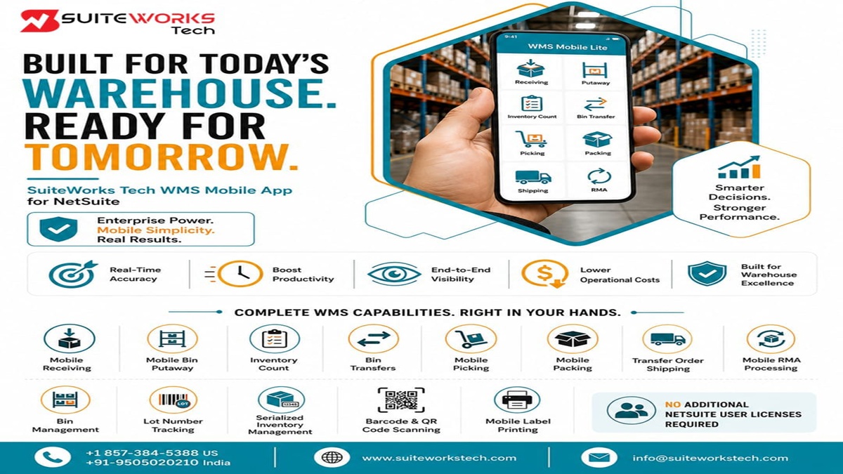 Oracle NetSuite Warehouse Management mobile warehouse operations
