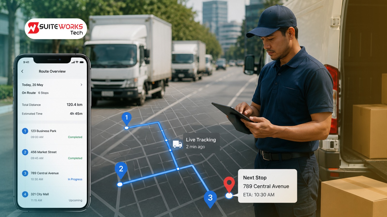 NetSuite Route Planning solution for delivery management and fleet efficiency