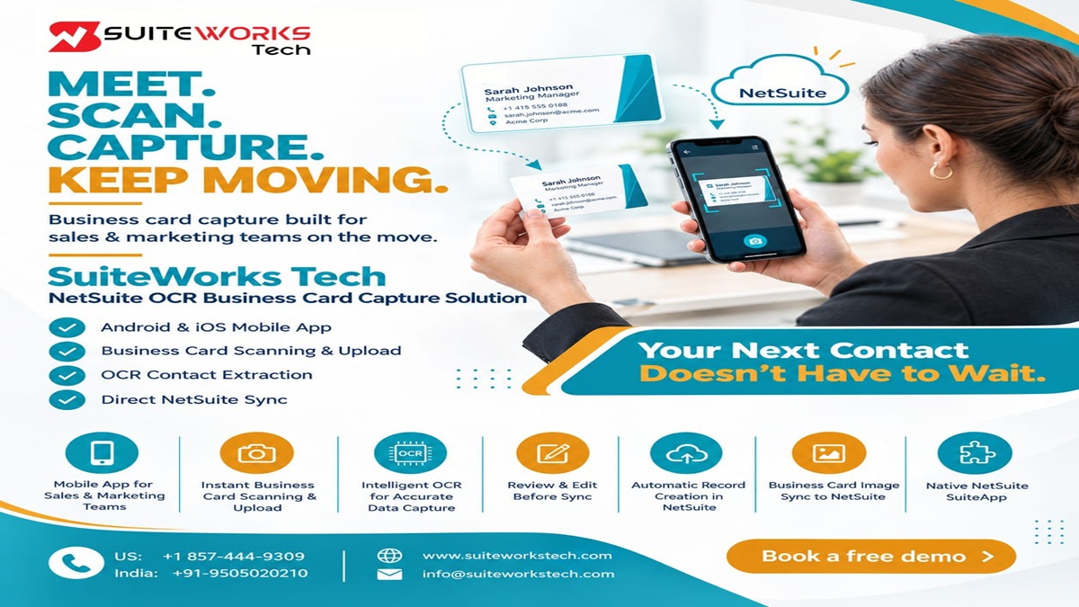 NetSuite OCR for business cards, receipts, and purchase order documents