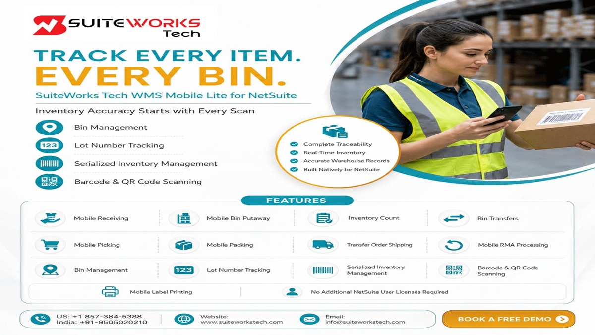 Oracle NetSuite WMS mobile warehouse solution