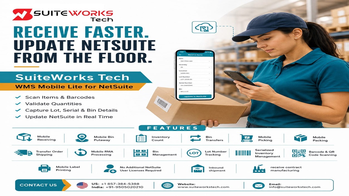 NetSuite Barcode Scanning for warehouse transactions